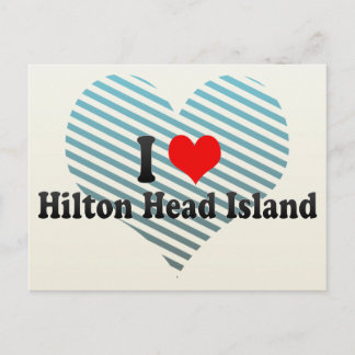 I Liebe Hilton Head Island, Vereinigte Staaten Postkarte