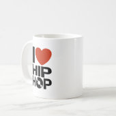 I Liebe Hip Hop Kaffeetasse (Vorderseite Links)