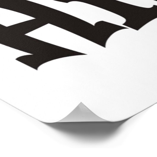 I Liebe Hip Hop Poster (Ecke)