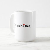I Liebe Hiroshima Kaffeetasse (Vorderseite Links)
