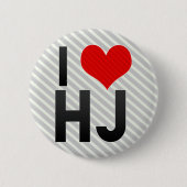 I Liebe HJ Button (Vorderseite)