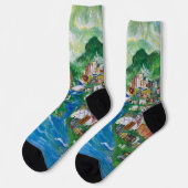 I Liebe HK Socken (Linkes Detail)