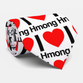 i Liebe hmong Krawatte (Gerollt)