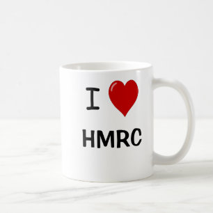 I Liebe HMRC - i-Herz HMRC - für BRITISCHE Kaffeetasse