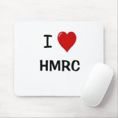 I Liebe HMRC - i-Herz HMRC - für BRITISCHE Mousepad (Mit Mouse)