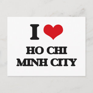 I Liebe Ho Chi Minh City Postkarte