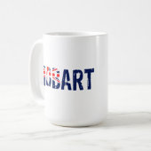 I Liebe Hobart Kaffeetasse (Vorderseite Links)