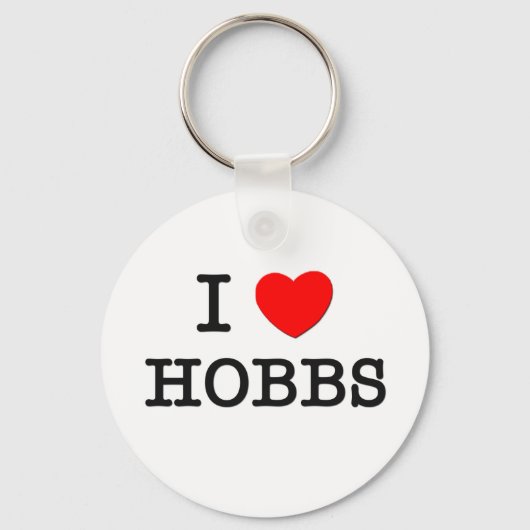 I Liebe Hobbs Schlüsselanhänger (Vorderseite)
