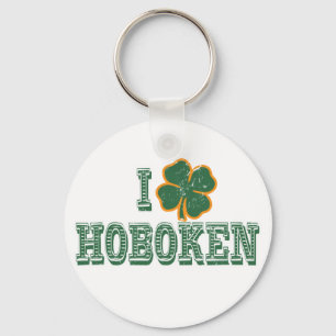 I Liebe Hoboken - St Patrick Tag Schlüsselanhänger