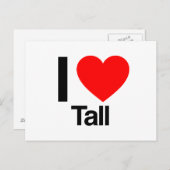 i Liebe hoch Postkarte (Vorne/Hinten)