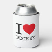 I LIEBE HOCKEY DOSENKÜHLER (Kanne Vorderseite)