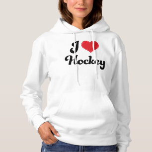 I Liebe Hockey Ladys Hoodie