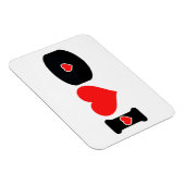 I Liebe Hockey Magnet (Rechte Seite)