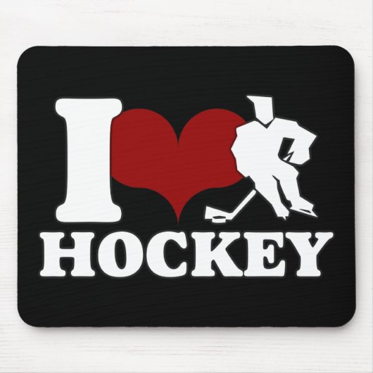I LIEBE-HOCKEY MOUSEPAD (Vorne)