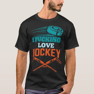 I Liebe Hockey Puck T-Shirt