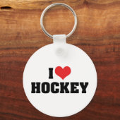 I Liebe Hockey Schlüsselanhänger (Vorderseite)