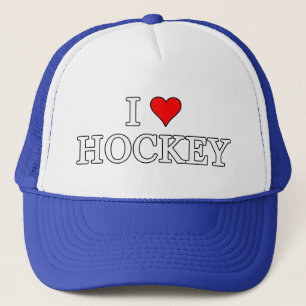 I Liebe Hockey Truckerkappe