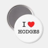 I Liebe Hodges Magnet (Vorderseite/Rückseite)