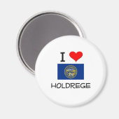 I Liebe Holdrege Nebraska Magnet (Vorderseite/Rückseite)