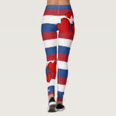 I Liebe Holland, Flagge der Niederlande Leggings (Rückseite)