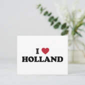 I Liebe Holland Postkarte (Stehend Vorderseite)