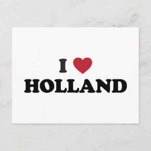 I Liebe Holland Postkarte