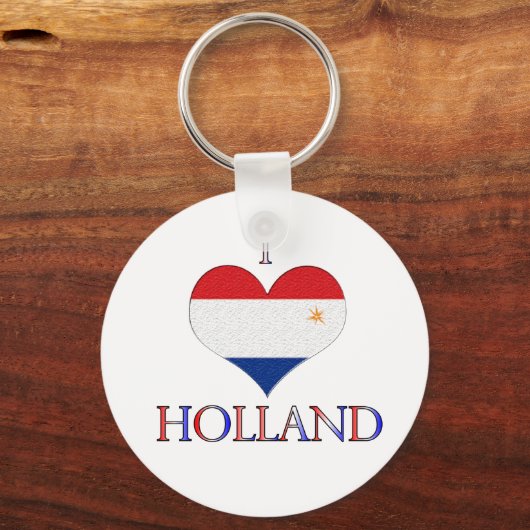 I Liebe Holland Schlüsselanhänger (Vorderseite)