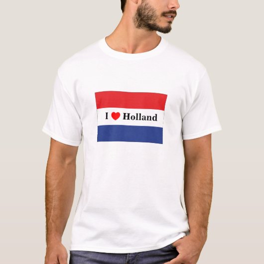 I Liebe Holland T-Shirt (Vorderseite)