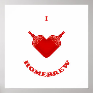 I Liebe Homebrew Poster