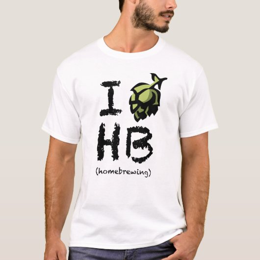 I Liebe Homebrewing T-Shirt (Vorderseite)