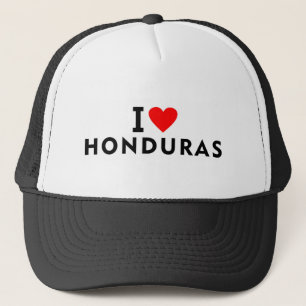 I Liebe Honduras Land wie Herztourismus Truckerkappe
