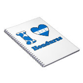 I Liebe Honduras Notizblock (Rechte Seite)