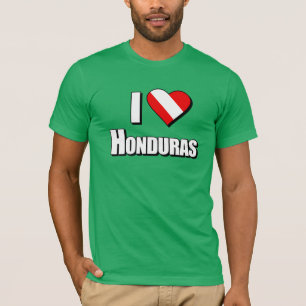 I Liebe-Honduras-Tauchen T-Shirt