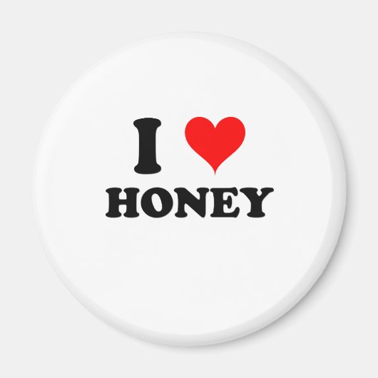 I Liebe Honey Magnet (Vorne)