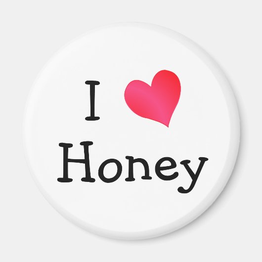 I Liebe Honey Magnet (Vorne)