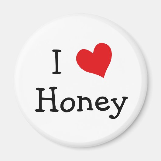 I Liebe Honey Magnet (Vorne)
