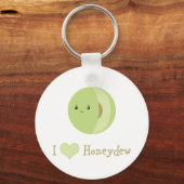 I Liebe Honeydew Schlüsselanhänger (Vorderseite)