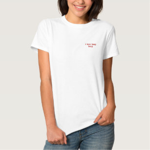 i Liebe hong kong besticktes Hemd Besticktes T-Shirt