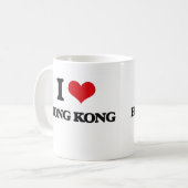I Liebe Hong Kong Kaffeetasse (Vorderseite Links)