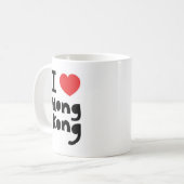 I Liebe Hong Kong Kaffeetasse (Vorderseite Links)