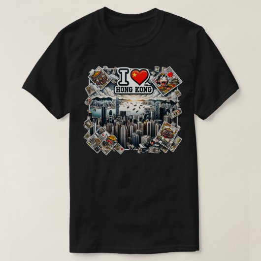 I Liebe Hongkong 2 T-Shirt (Design vorne)