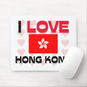I Liebe Hongkong Mousepad (Mit Mouse)