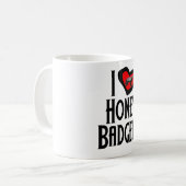 I Liebe-Honig-Dachse Kaffeetasse (Vorderseite Links)