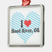 I Liebe Hood River ODER Ornament Aus Metall (Links)