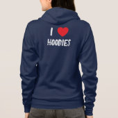 I Liebe Hoodies T - Shirt (Rückseite)