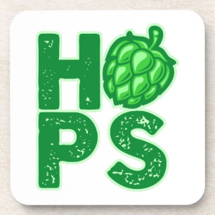 I Liebe Hopfen in Handbäumen Getränkeuntersetzer