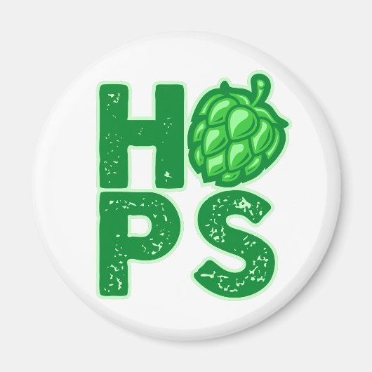 I Liebe Hopfen in Handbäumen Magnet (Vorne)