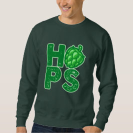 I Liebe Hopfen in Handbäumen Sweatshirt