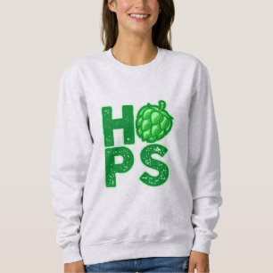 I Liebe Hopfen in Handbäumen Sweatshirt