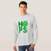 I Liebe Hopfen in Handbäumen T-Shirt (Vorne ganz)